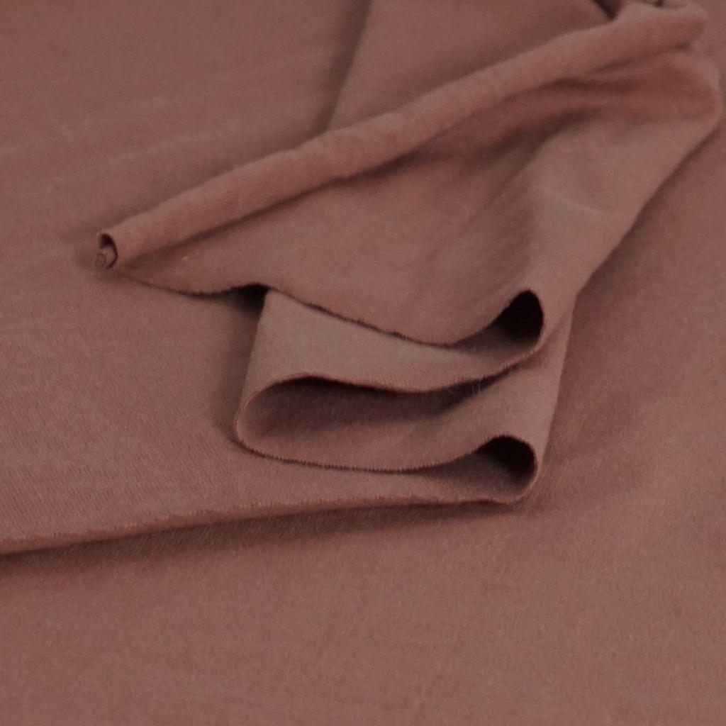 Heavy Jersey 100% Baumwolle moccabraun